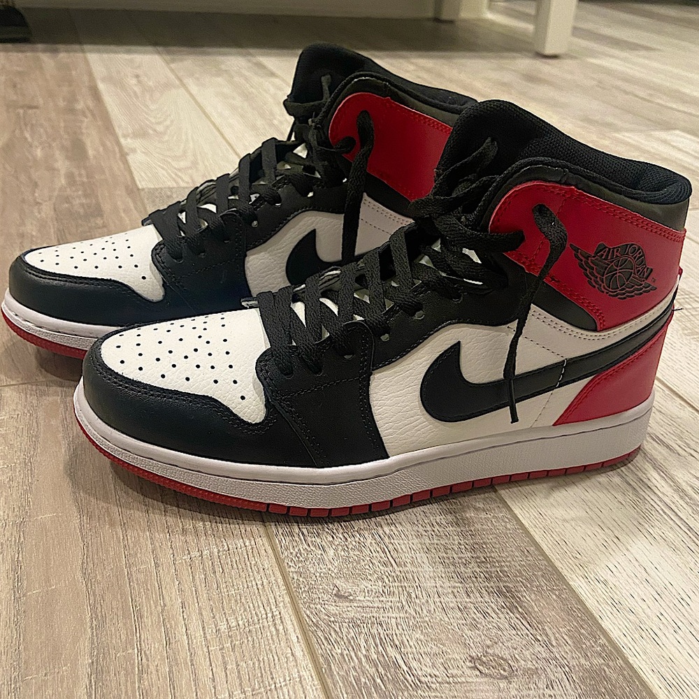 Air Jordan 1 OG High Red Black White New No Box Retro Jordans Nike Air Sneaker 8